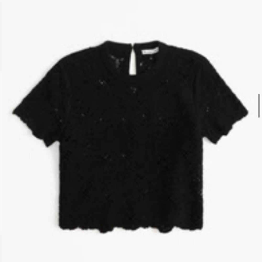 Abercrombie & Fitch Black Lace Top